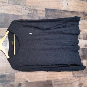 Polo Ralph Lauren Gray Long Sleeve Shirt Sz XL Men